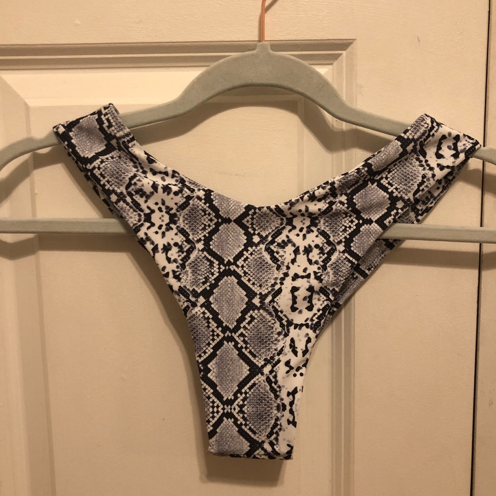 Snake Skin Brazilian Bikini Bottom- never worn